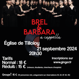 Ensemble AEDES - BREL & BARBARA - A Capella